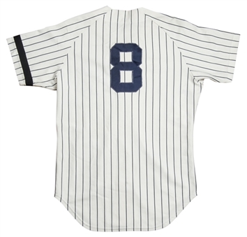 1979 Yogi Berra Game Worn New York Yankees Home Coaches Jersey (MEARS A-9)